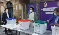 حضور علوی و حاجی‌زاده پای صندوق رای