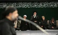 عزاداری رهبر انقلاب و مسئولان در شب تاسوعا