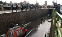 گیر کردن ۹ خودرو در آبگرفتگی زیرگذر در تبریز