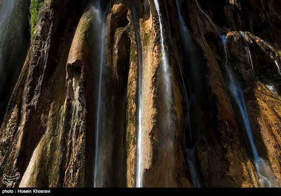 عکس: آبشار مارگون در شهر سپیدان