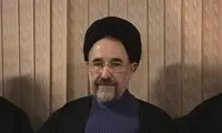 حضور محمد خاتمی در منزل مرحوم دعایی