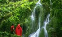 آبشار تمام خزه‌ای بولا در ایران