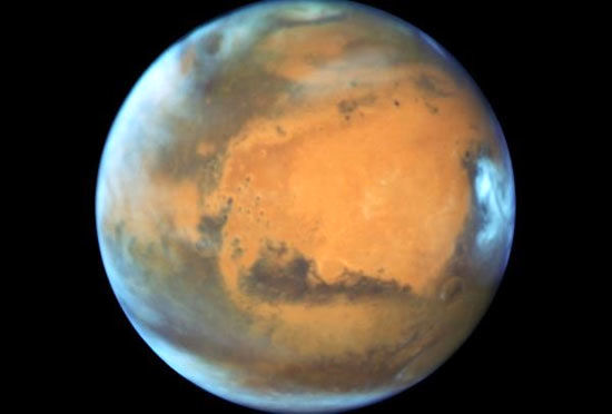 کشف یخ در سیاره مریخ