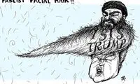 کاریکاتور: شباهت جالب ترامپ و بغدادی!