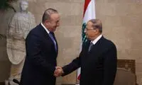 چاووش اوغلو با میشل عون دیدار کرد