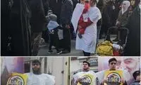 عزاداران مشهدی کفن‌پوش شدند