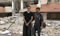 حافظ ناظری در مسکن مهر سرپل ذهاب