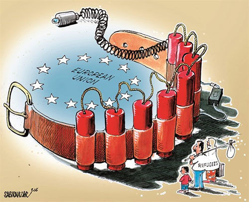 کاریکاتور: رابطه جالب سوریه و بروکسل!