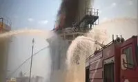 مهار آتش‌ در پتروشیمی خارک