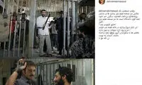 توضیح ده‌نمکی درباره عکس با باتوم!