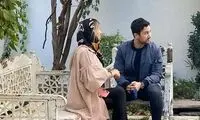 شاهرخ استخری و همسرش
