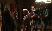 الناز شاکردوست در پُشت‌صحنه‌ی فیلم نرگس آبیار