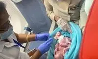 رها شدن یک نوزاد در سطل زباله‌ی هواپیما