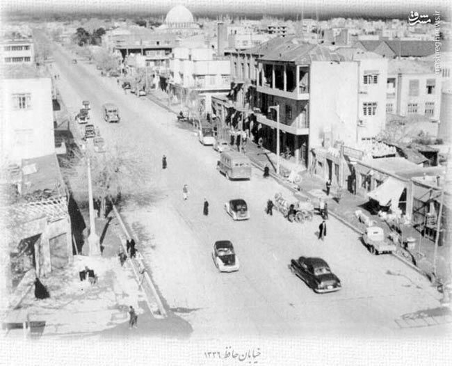 خیابان حافظ در ۶۰ سال قبل