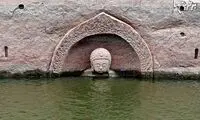 کشف مجسمه ۴۰۰ ساله بودا زیر دریاچه مصنوعی