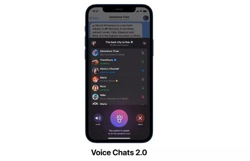انتشار آپدیت جدید تلگرام با قابلیت Voice chat