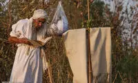غسل تعمید مندائیان در رود کارون
