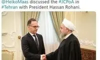 توئیت وزرات خارجه آلمان درباره دیدار با روحانی