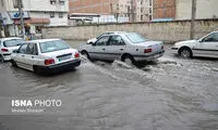 آبگرفتگی در خیابان های ساری