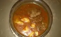 طرز تهیه قاتق گوشت کرمانی