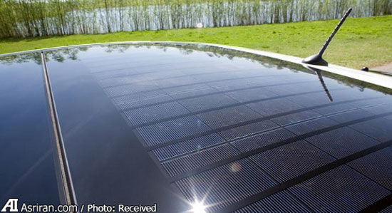 سقف خودروهای تویوتا با پنل خورشیدی