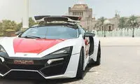 سوپر اسپرت جدید پلیس دبی +عکس