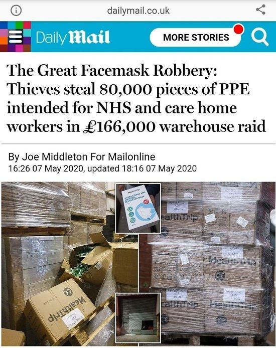 سرقت «منزجر کننده» در انگلیس