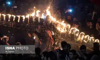 مراسم عزاداری شب عاشورا در شهر ری