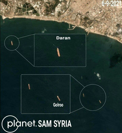 لنگر انداختن ۲ نفتکش ایرانی در بندر بانیاس سوریه