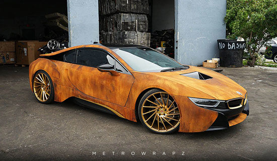 ظاهر سوخته برای BMW i8