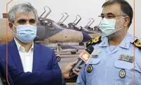 دیدار مدیرعامل سایپا و فرمانده نیروی هوایی ارتش