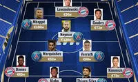 ترکیب منتخب بایرن مونیخ و پاری‌سن‌ژرمن