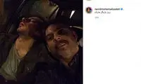 پیمان معادی، روز بازیگر را به نوید محمدزاده تبریک گفت
