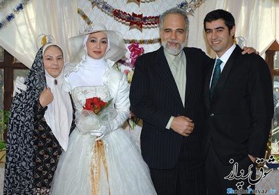 عکس های ازدواج شهاب حسینی و الهام حمیدی در یک سریال