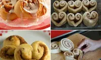رول دارچینیِ قلبی؛ شیرینی عاشقانه و خوش طعم