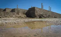 تخت جمشید پس از باران
