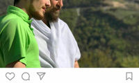تصویری از سید حسن آقا و فرزندش در گیلان