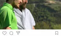تصویری از سید حسن آقا و فرزندش در گیلان