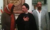 عکس: زوج هنری در کنار سید محمد خاتمی