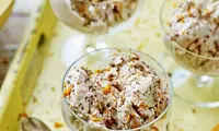 طرز تهیه بستنی موز و دارچین