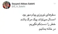 هشدار صالحی درباره سفر‌های نوروزی