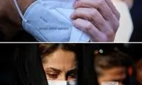 تصاویری از اشک‌های همایون و مژگان شجریان