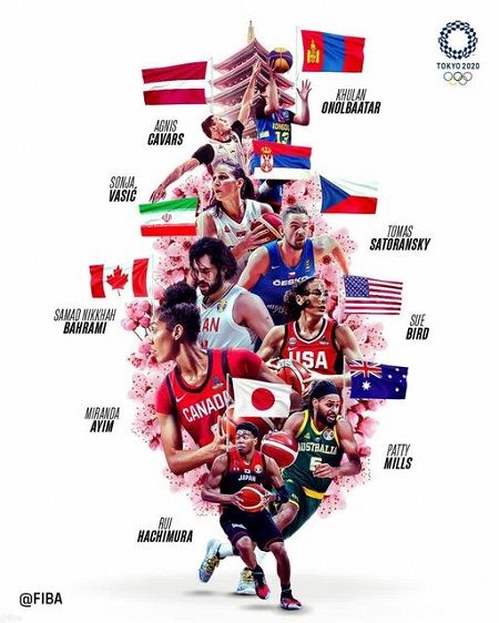 پوستری جالب از پرچمداران المپیک با حضور صمد