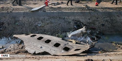 تکذیب پیداشدن کلاهک موشک در حادثه بوئینگ