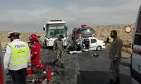 سه کشته و ۶ زخمی در تصادف ۲۰۶ با وانت‌مزدا