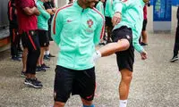 شوخی رونالدو با ستاره پرتغال +عکس