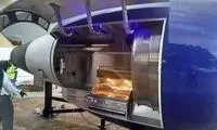 تبدیل موتور بوئینگ ۷۵۷به باربیکیو!