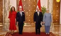 همسر سیسی پس از مدت‌ها آفتابی شد