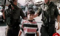مخفی شدن سرباز اسرائیلی در سطل زباله