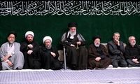 روسای قدیم و جدید قوه‌قضائیه در کنار رهبر انقلاب